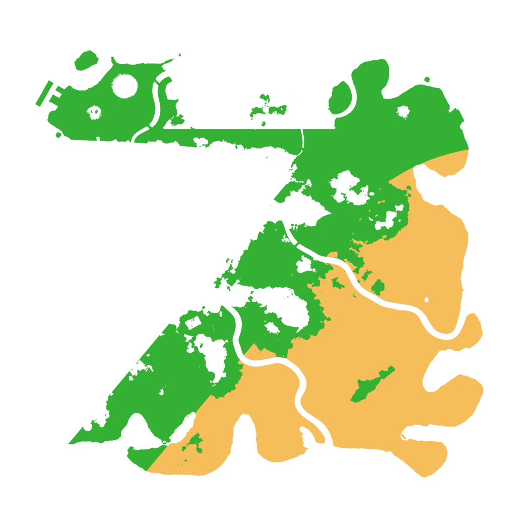Biome Rust Map: Procedural Map, Size: 3800, Seed: 161498
