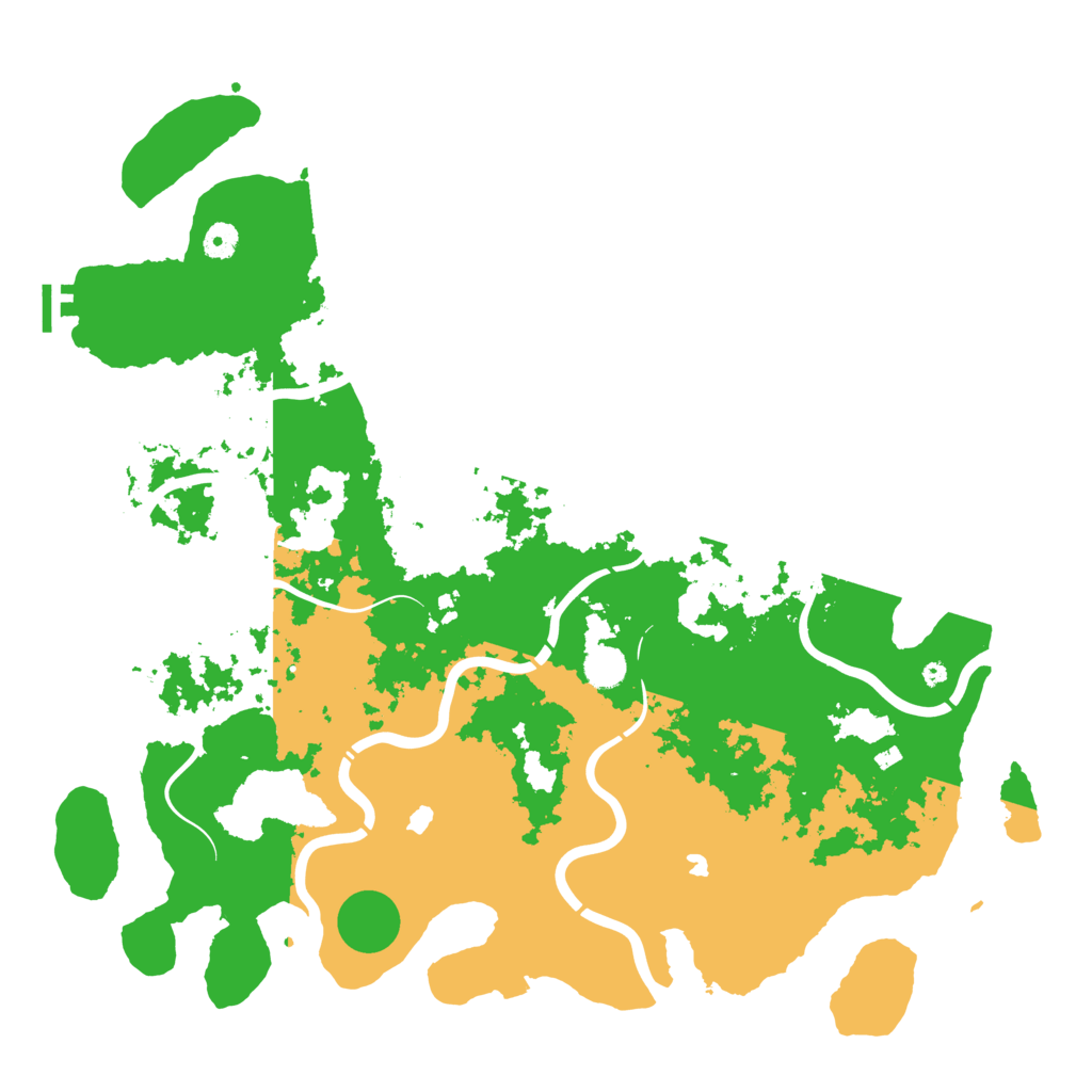Biome Rust Map: Procedural Map, Size: 4600, Seed: 332866284