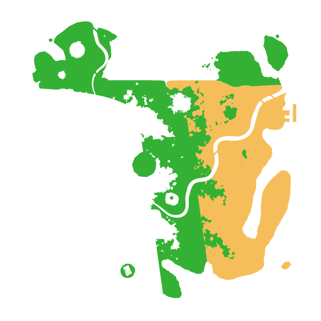 Biome Rust Map: Procedural Map, Size: 3650, Seed: 875662461