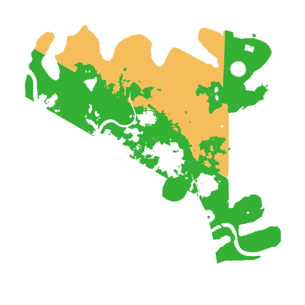 Biome Rust Map: Procedural Map, Size: 3500, Seed: 8694541