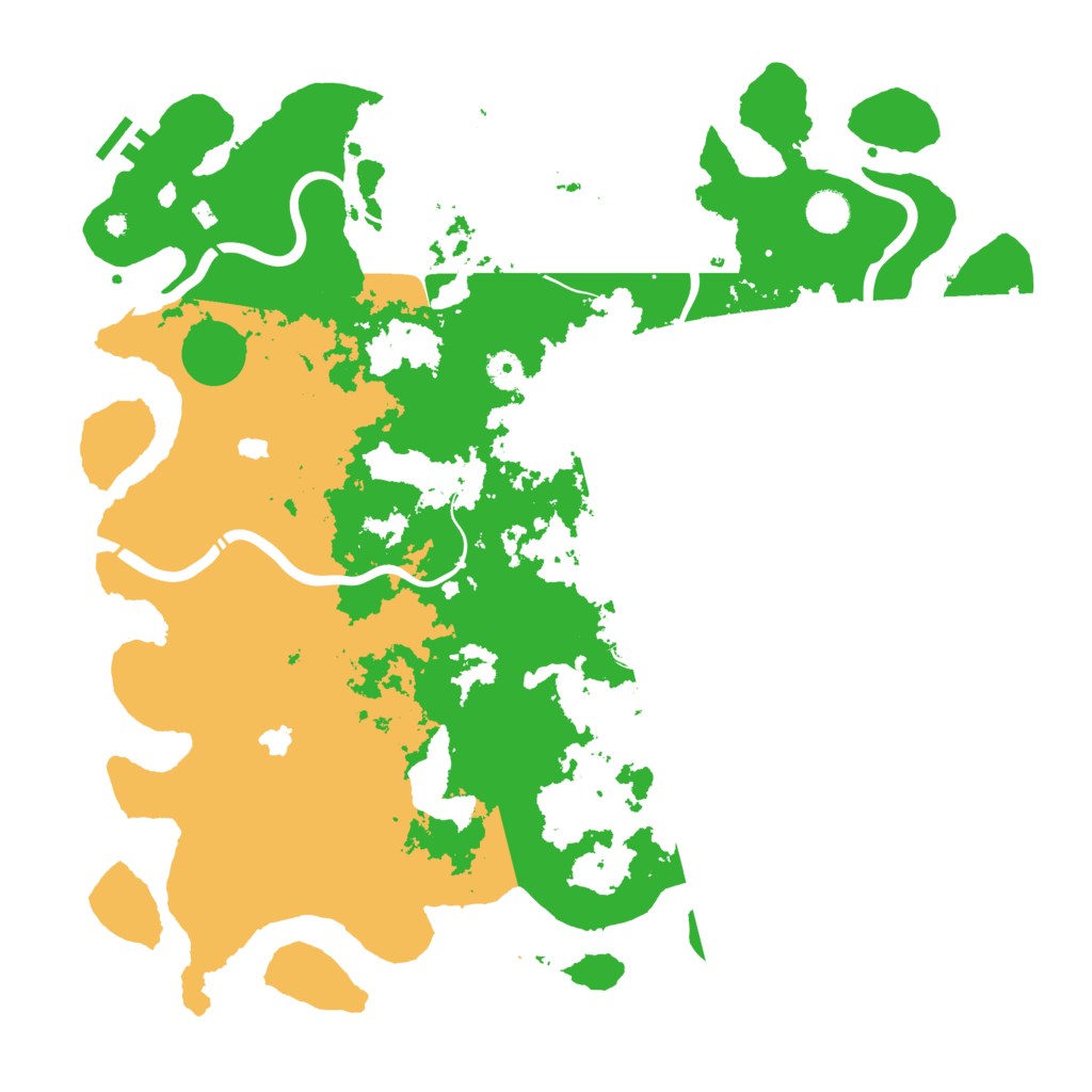 Biome Rust Map: Procedural Map, Size: 4500, Seed: 61284