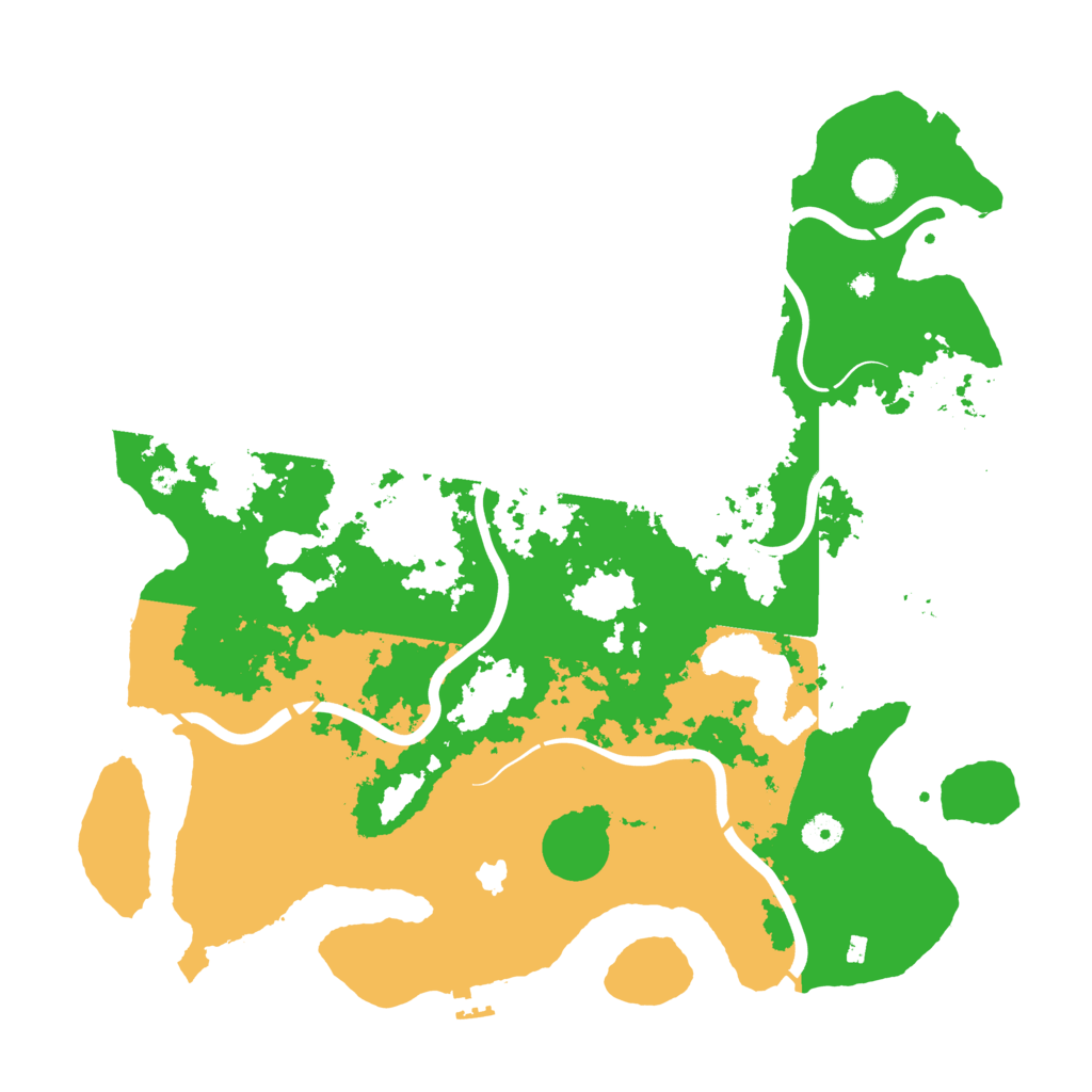 Biome Rust Map: Procedural Map, Size: 4300, Seed: 1967503734