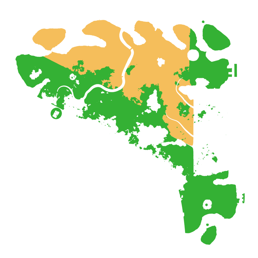 Biome Rust Map: Procedural Map, Size: 4000, Seed: 1026250916