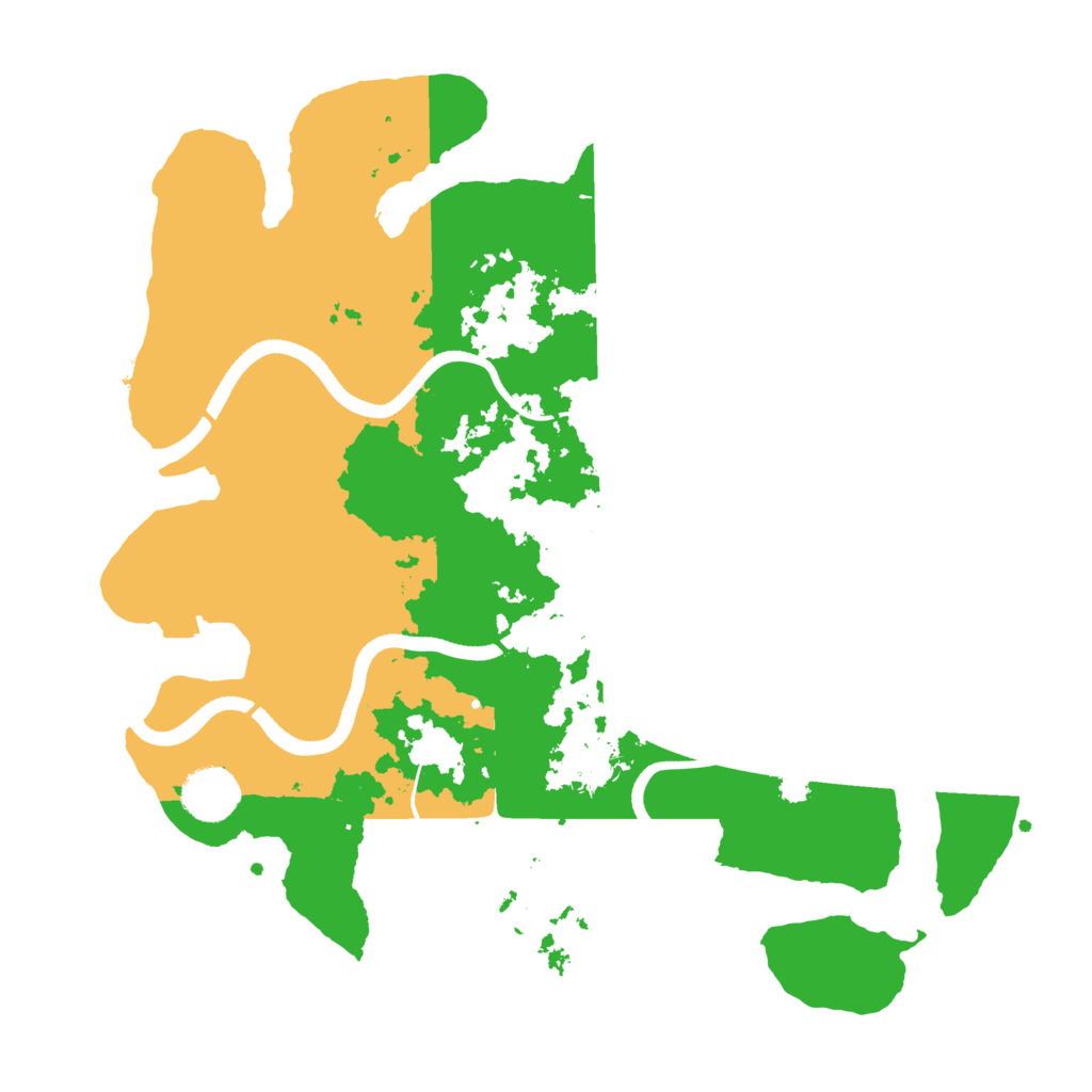 Biome Rust Map: Procedural Map, Size: 3500, Seed: 1654783782