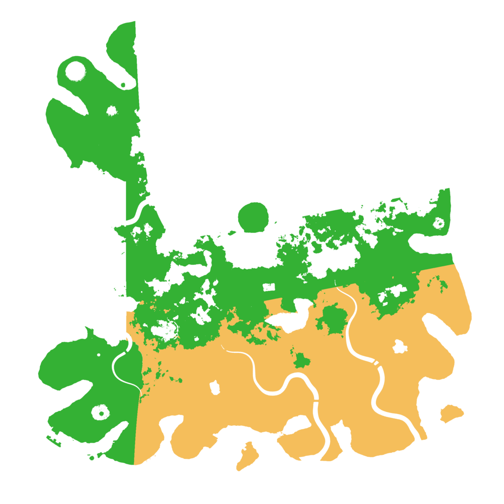 Biome Rust Map: Procedural Map, Size: 4500, Seed: 1919567214
