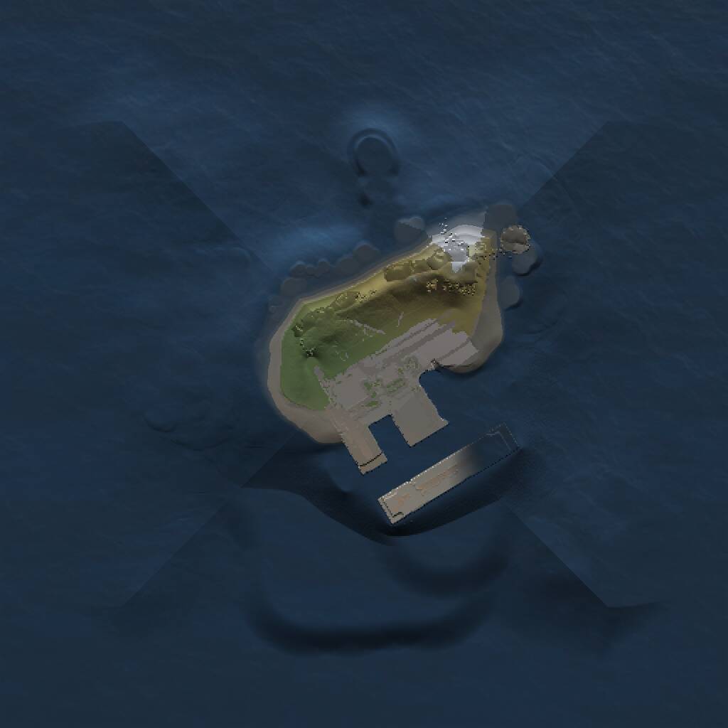Rust Map: Procedural Map, Size: 1000, Seed: 246120181, 2 Monuments