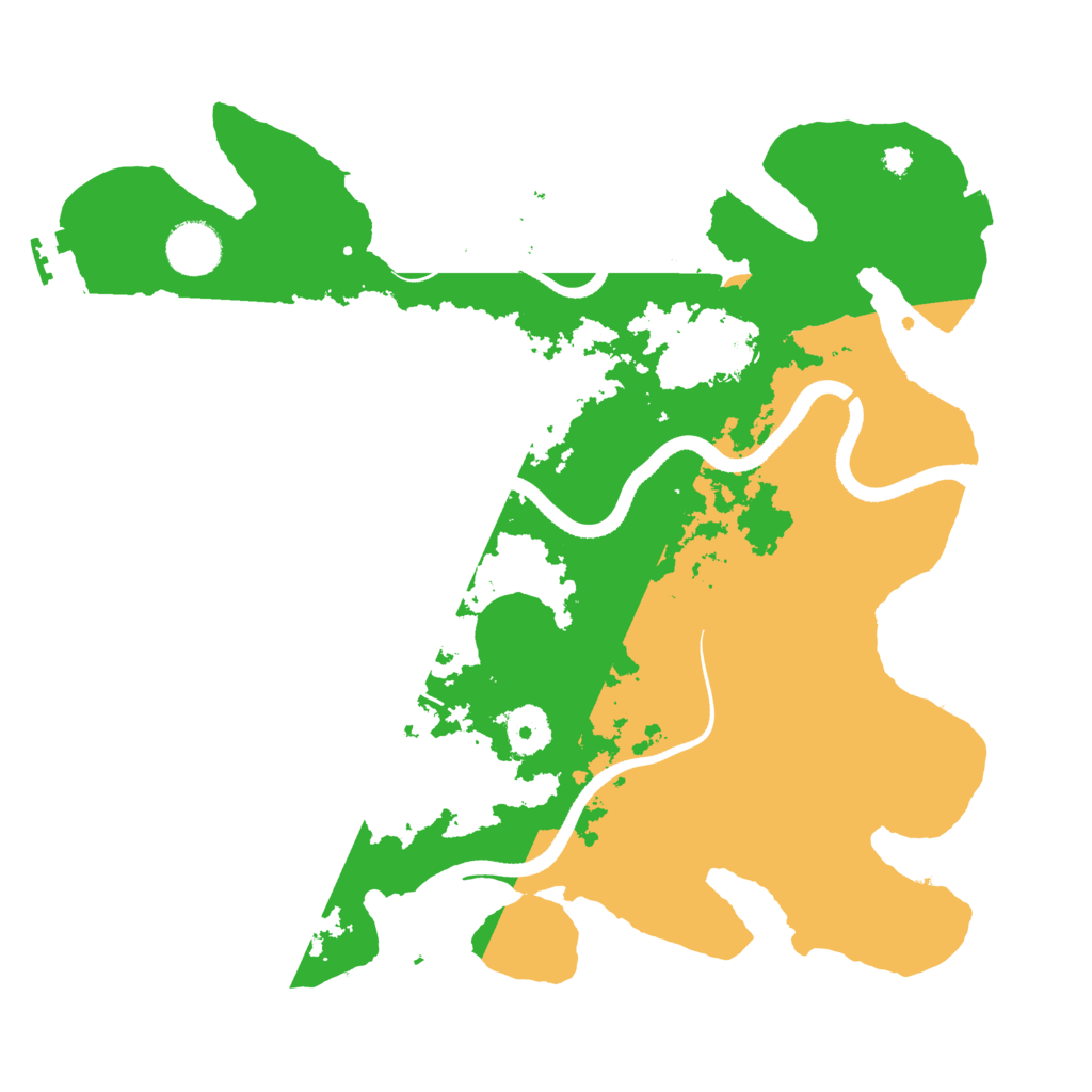 Biome Rust Map: Procedural Map, Size: 3500, Seed: 900731880