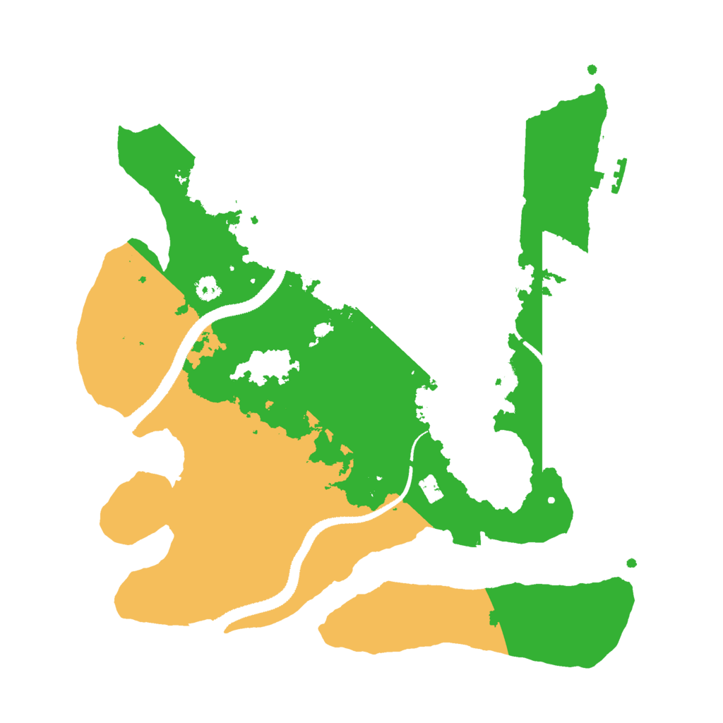Biome Rust Map: Procedural Map, Size: 3000, Seed: 853664952