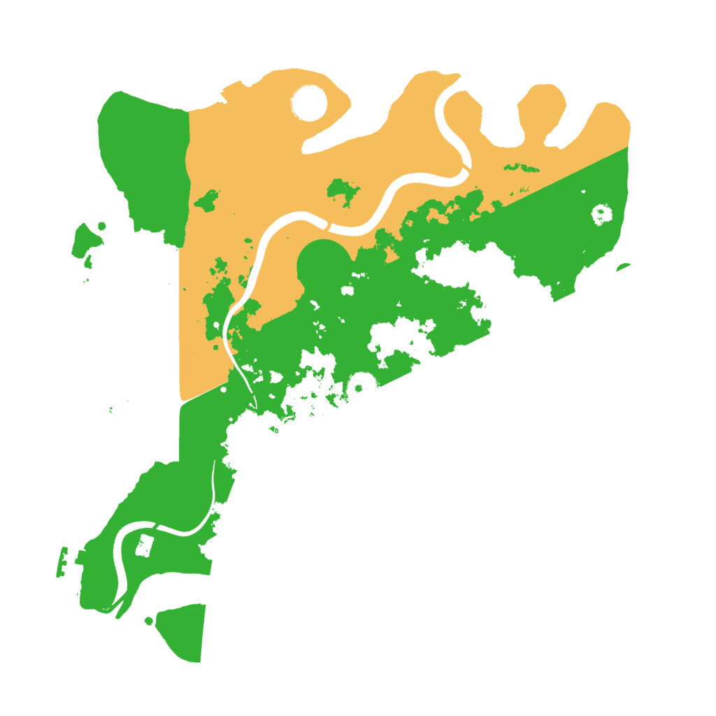Biome Rust Map: Procedural Map, Size: 3500, Seed: 1836345630