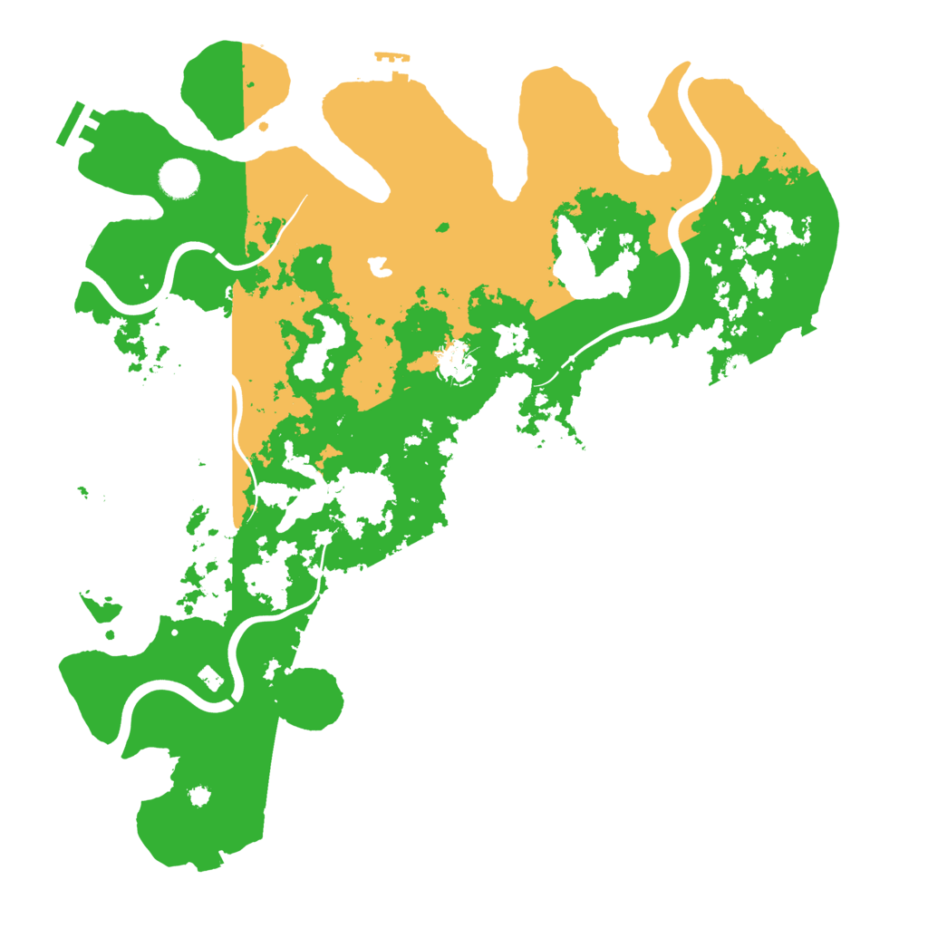 Biome Rust Map: Procedural Map, Size: 4000, Seed: 156432119