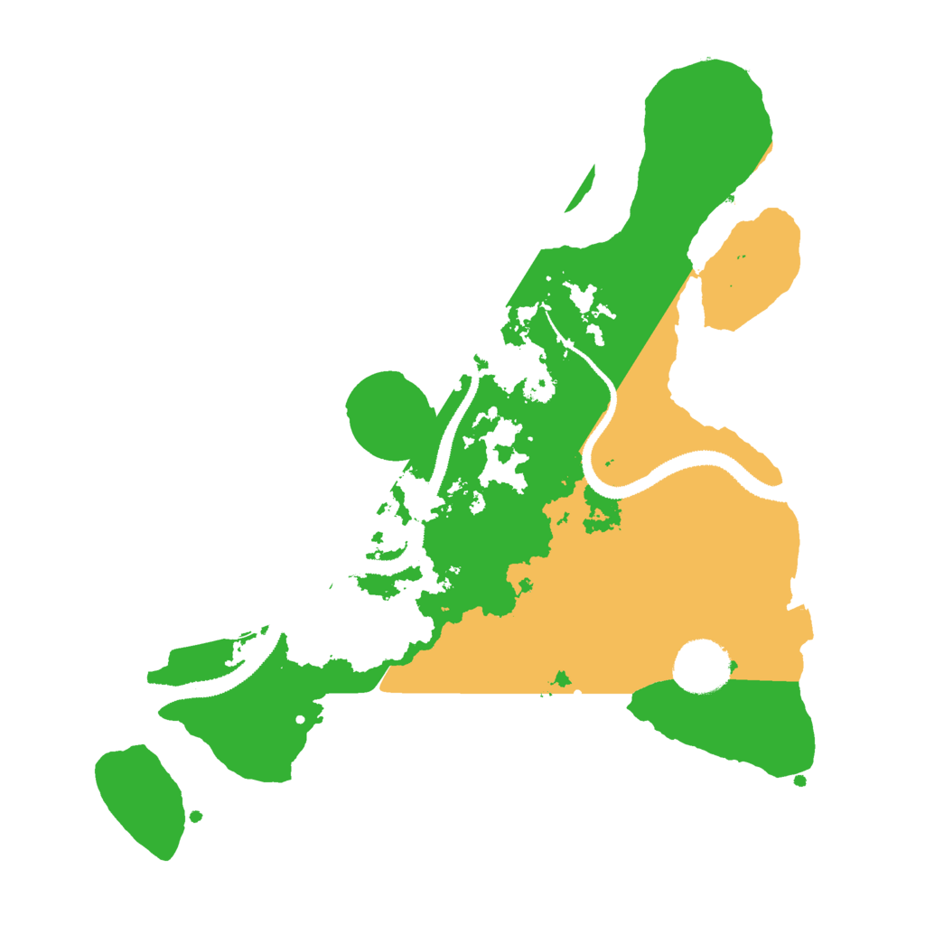 Biome Rust Map: Procedural Map, Size: 3000, Seed: 431324221