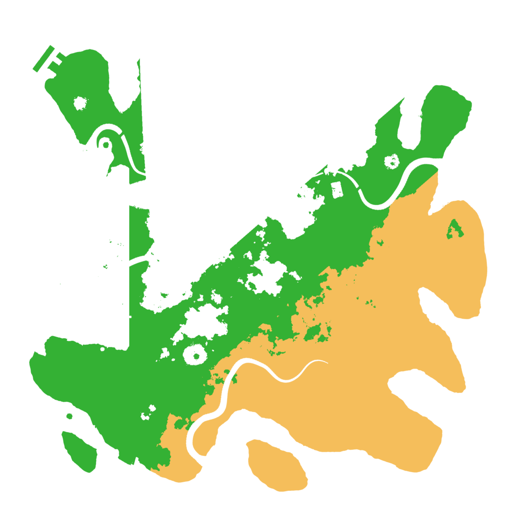 Biome Rust Map: Procedural Map, Size: 3500, Seed: 1033738669