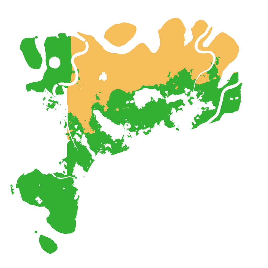 Biome Rust Map: Procedural Map, Size: 4100, Seed: 826114725