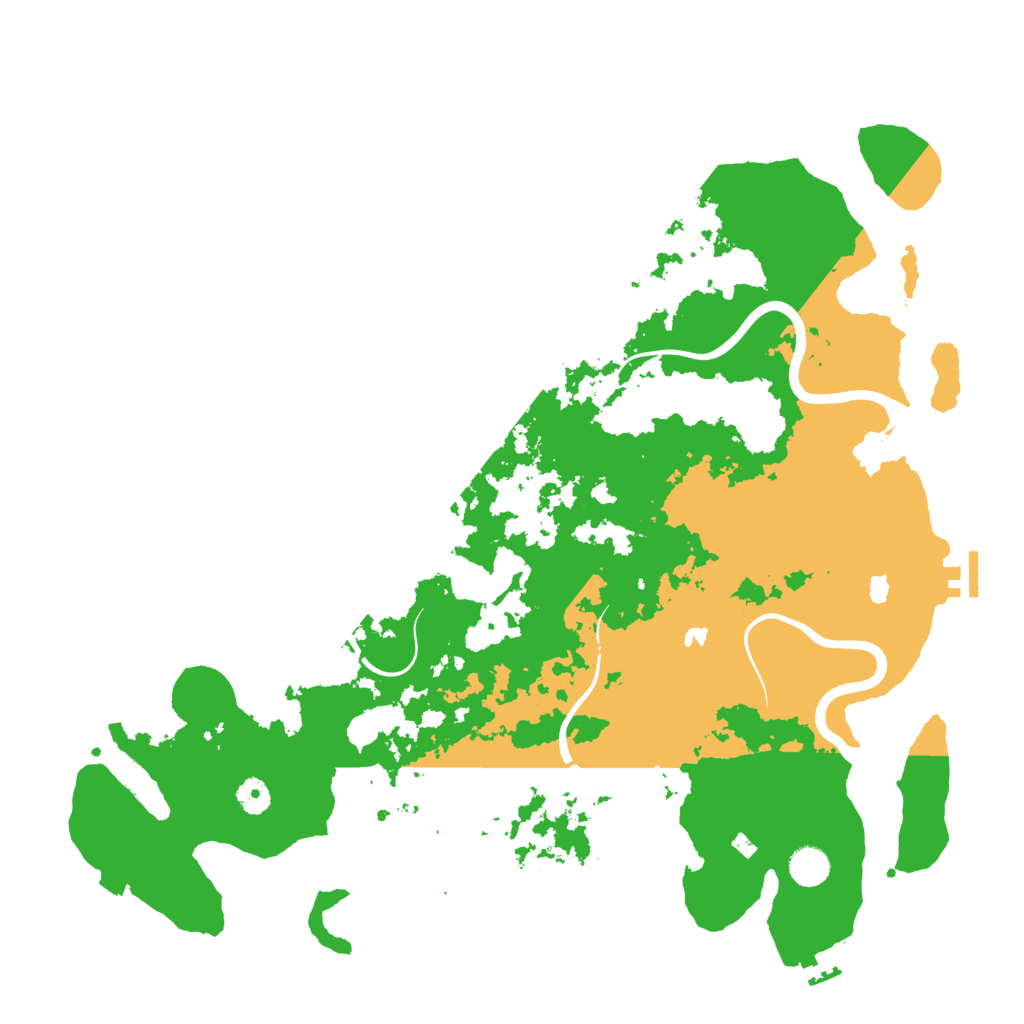 Biome Rust Map: Procedural Map, Size: 4500, Seed: 32529