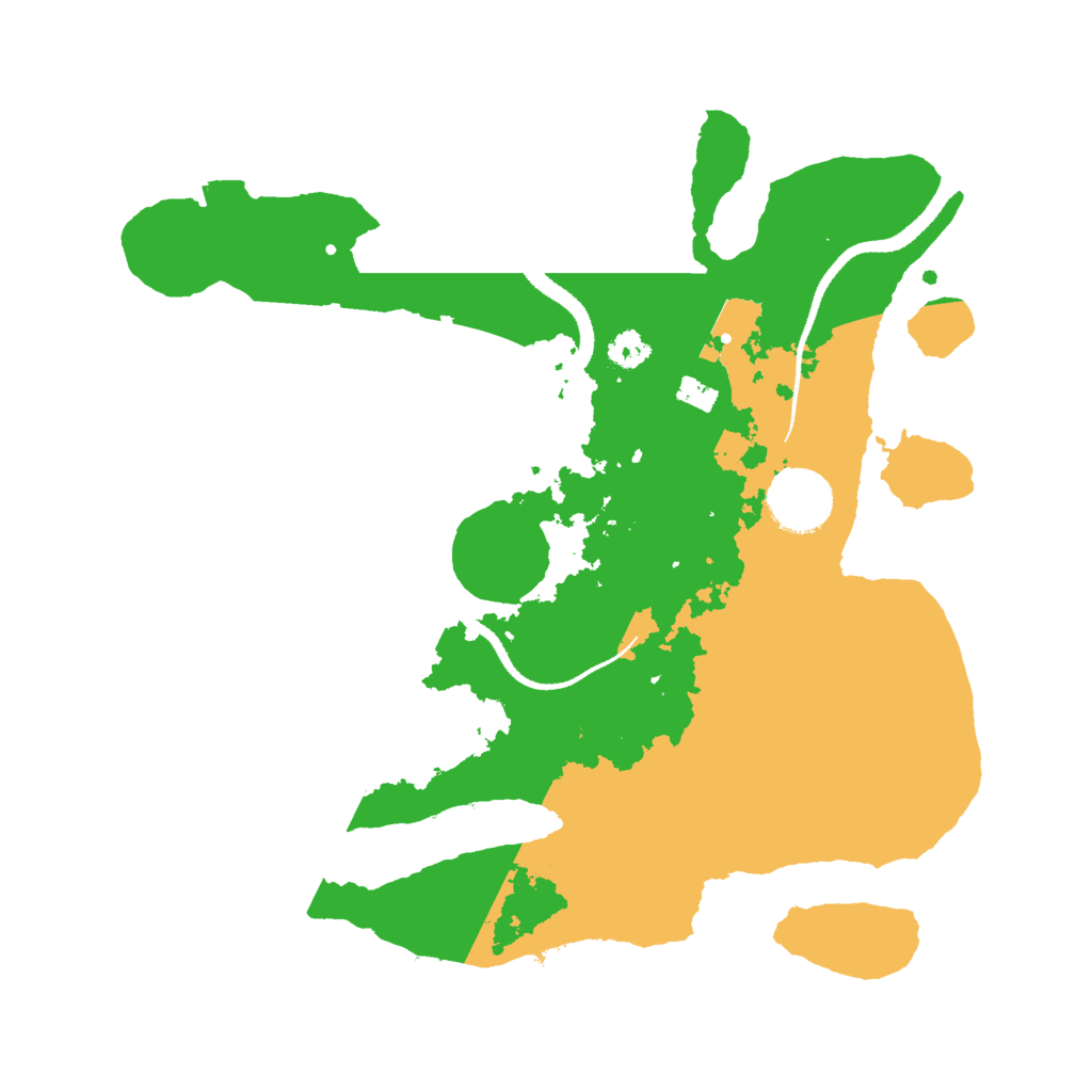 Biome Rust Map: Procedural Map, Size: 3000, Seed: 29220