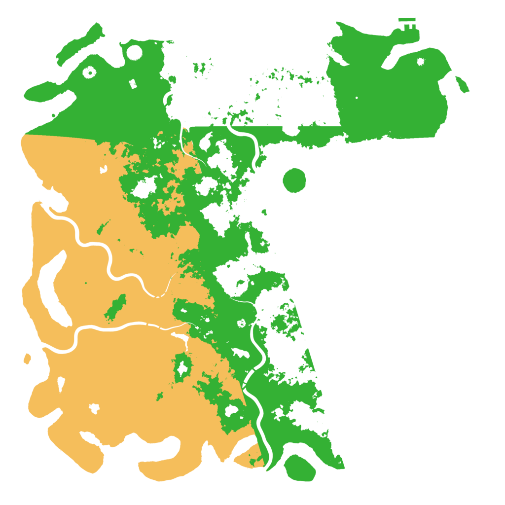 Biome Rust Map: Procedural Map, Size: 6000, Seed: 1560912561