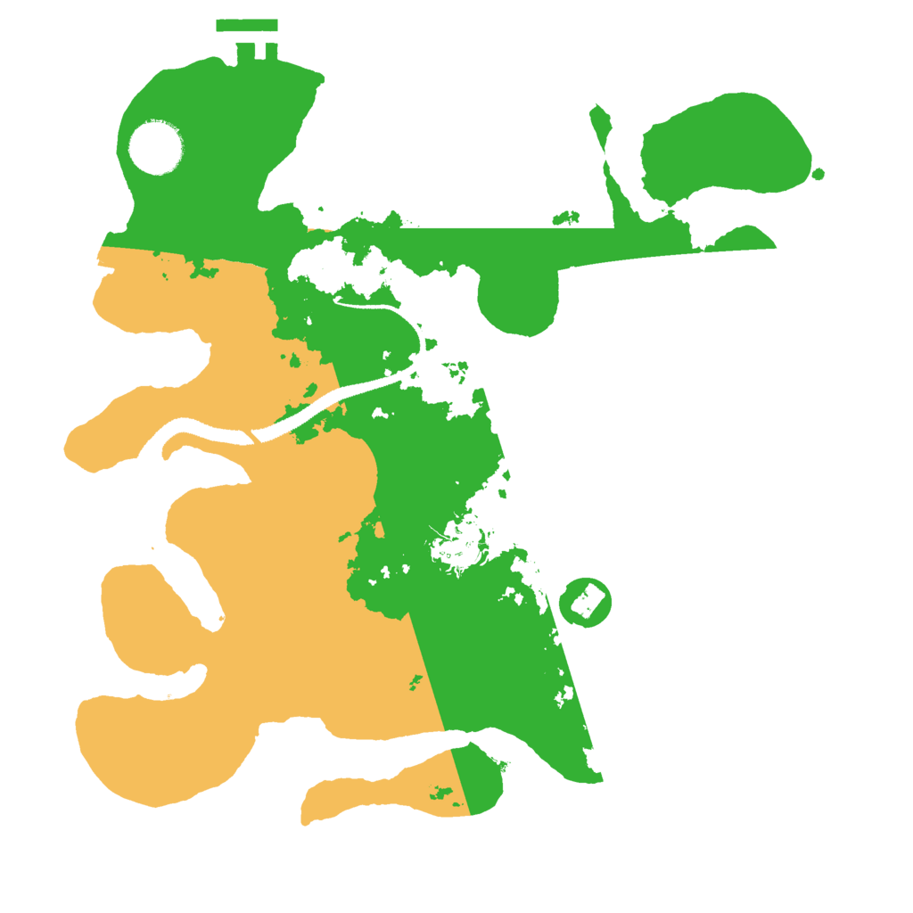 Biome Rust Map: Procedural Map, Size: 3000, Seed: 65948421