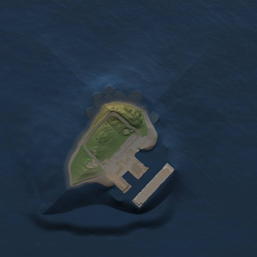 Rust Map: Procedural Map, Size: 1000, Seed: 1402943317, 2 Monuments