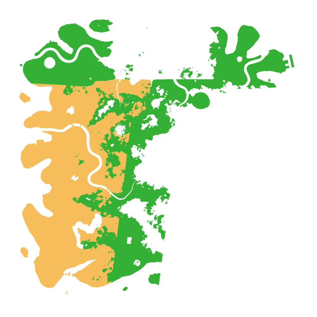 Biome Rust Map: Procedural Map, Size: 5000, Seed: 10124815