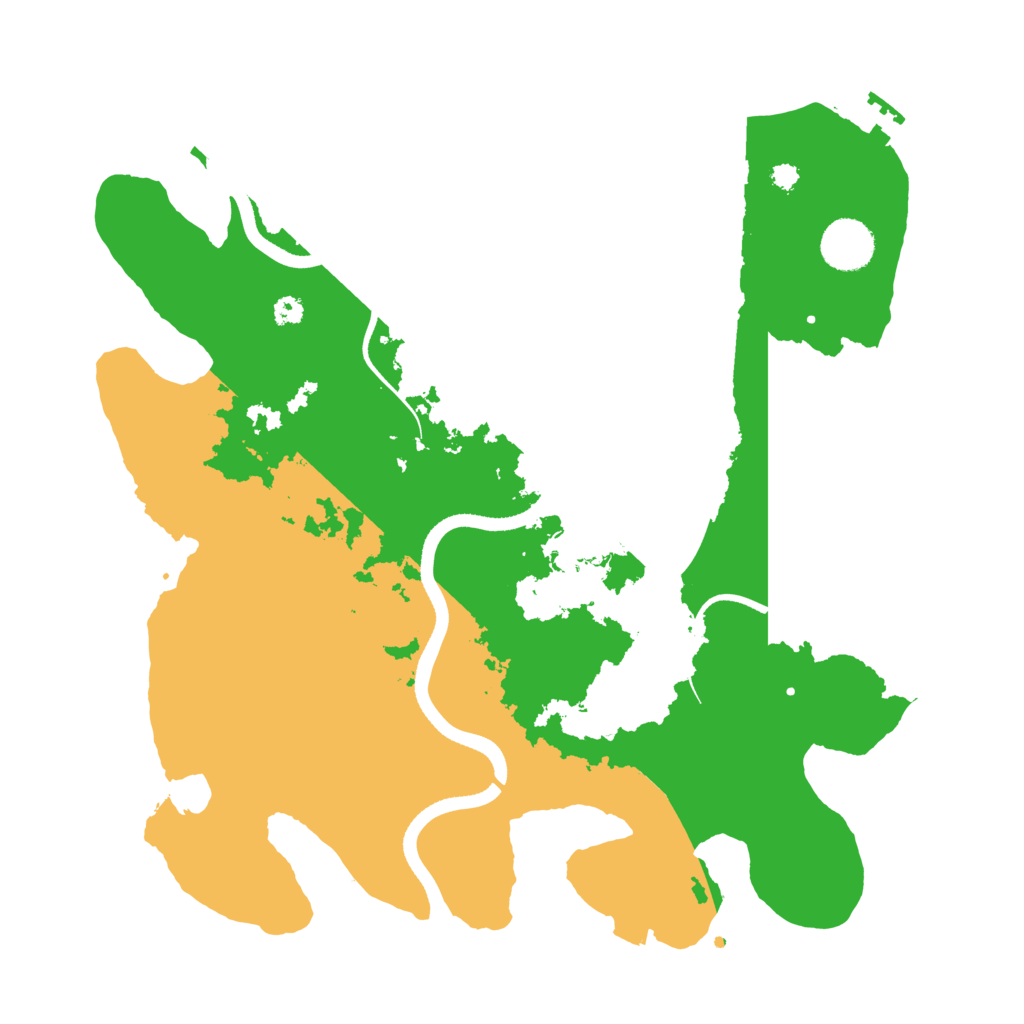 Biome Rust Map: Procedural Map, Size: 3500, Seed: 1448080102