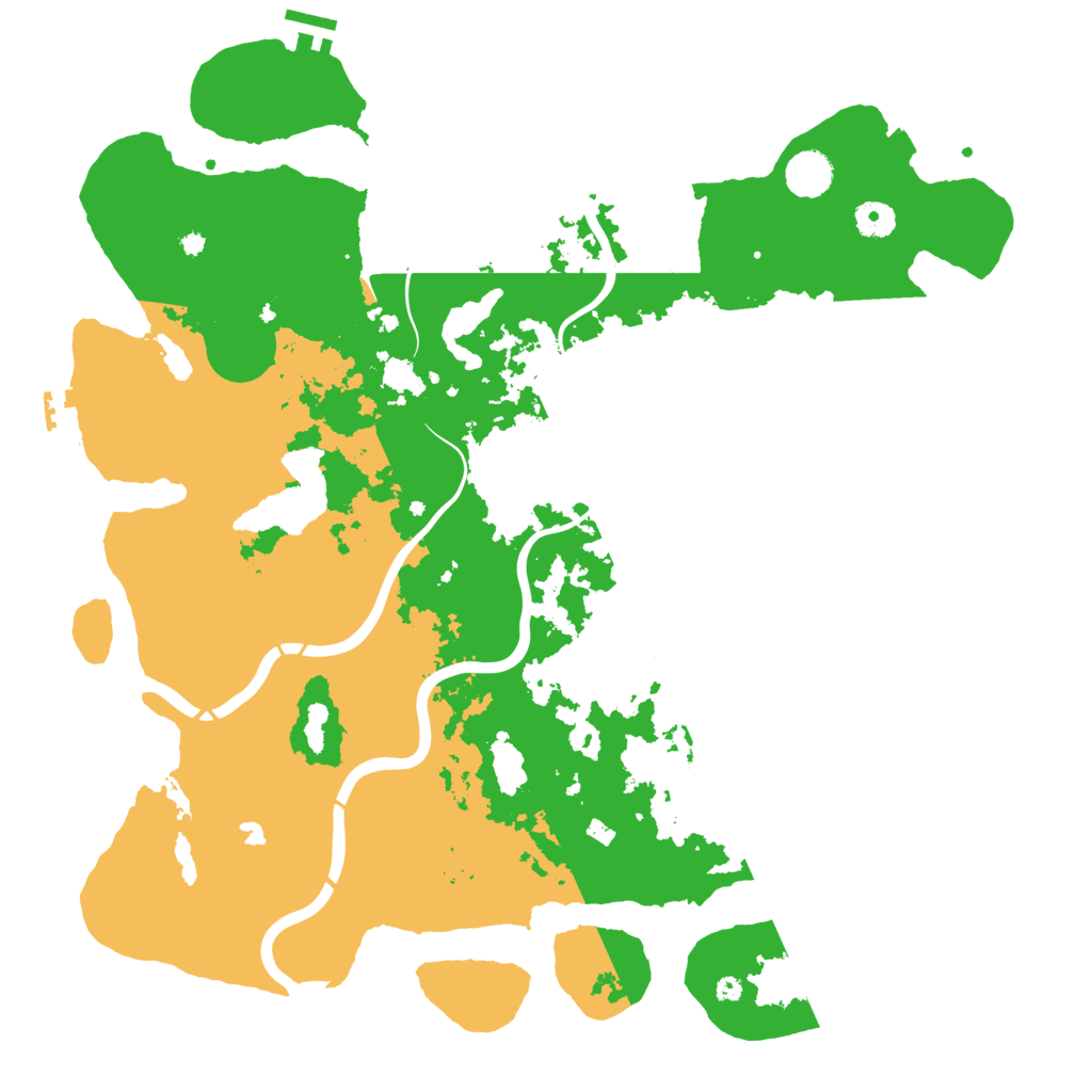 Biome Rust Map: Procedural Map, Size: 4250, Seed: 807455144