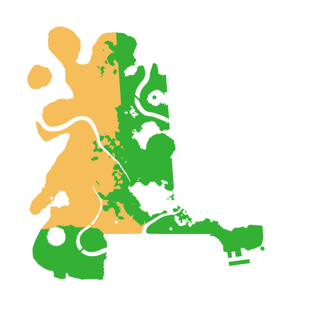 Biome Rust Map: Procedural Map, Size: 3000, Seed: 84531