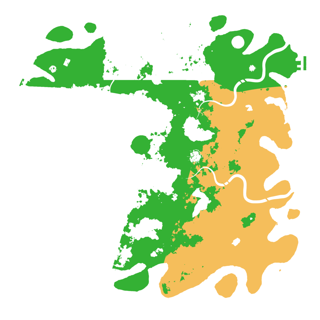 Biome Rust Map: Procedural Map, Size: 4600, Seed: 972599677