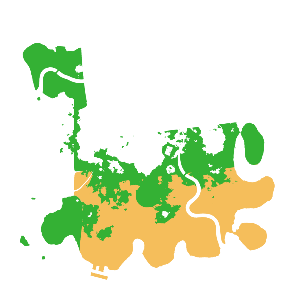 Biome Rust Map: Procedural Map, Size: 3500, Seed: 2131017513