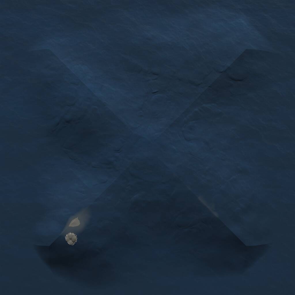 Rust Map: Procedural Map, Size: 1000, Seed: 1959613861, 1 Monuments