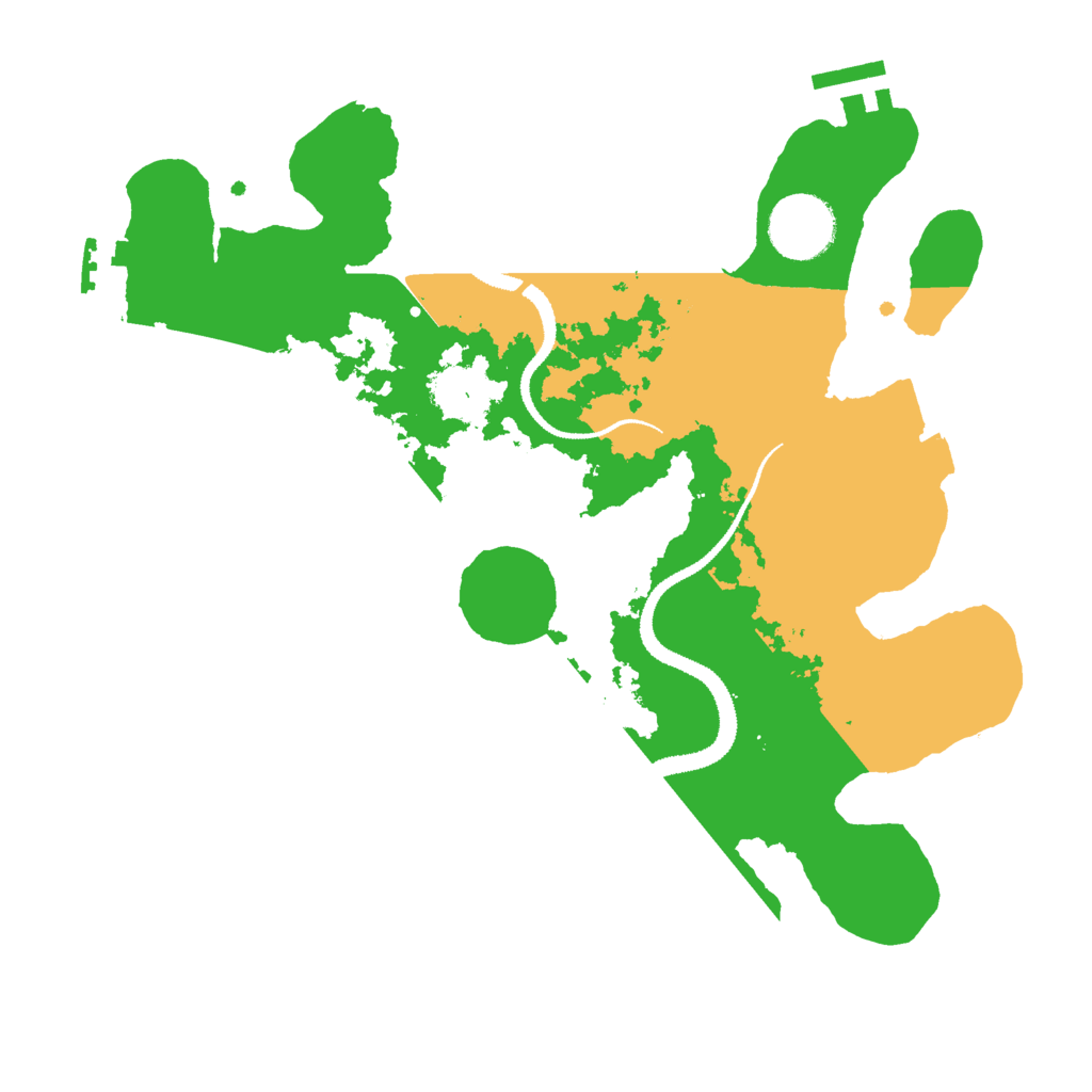 Biome Rust Map: Procedural Map, Size: 3000, Seed: 853886084