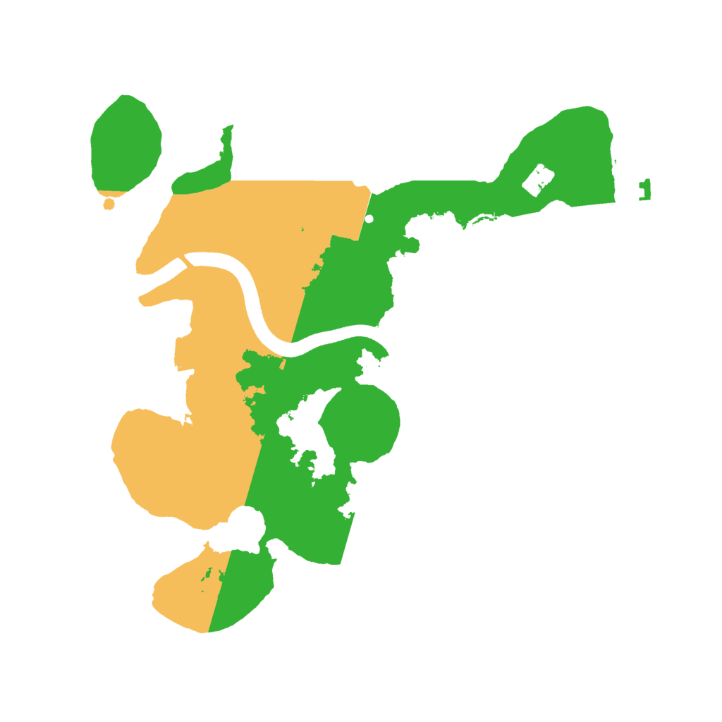 Biome Rust Map: Procedural Map, Size: 2499, Seed: 1499065661