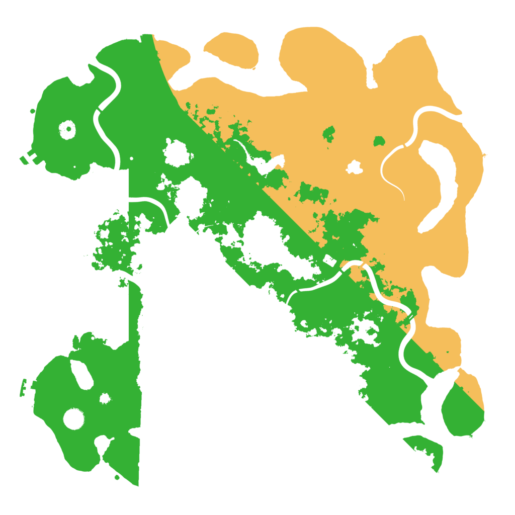 Biome Rust Map: Procedural Map, Size: 4300, Seed: 1206848232