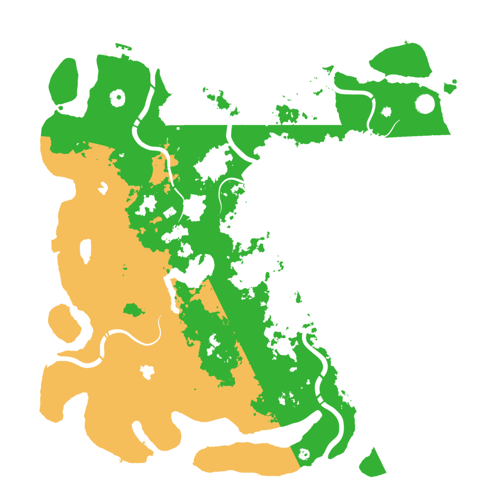 Biome Rust Map: Procedural Map, Size: 4500, Seed: 1144654