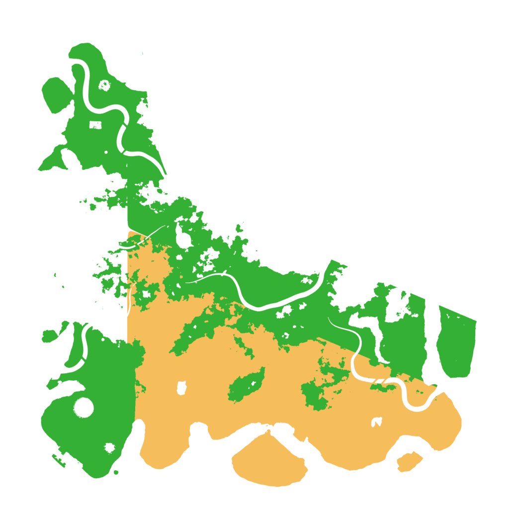 Biome Rust Map: Procedural Map, Size: 4500, Seed: 25153