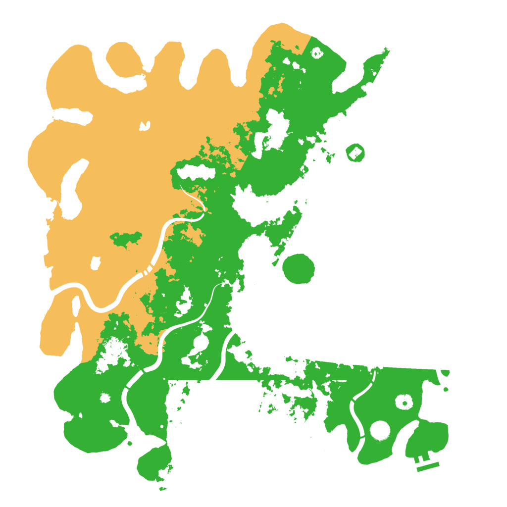 Biome Rust Map: Procedural Map, Size: 4500, Seed: 1621738060