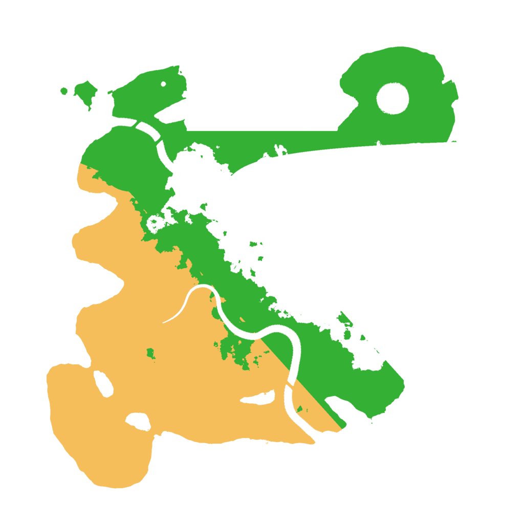 Biome Rust Map: Procedural Map, Size: 3000, Seed: 86372