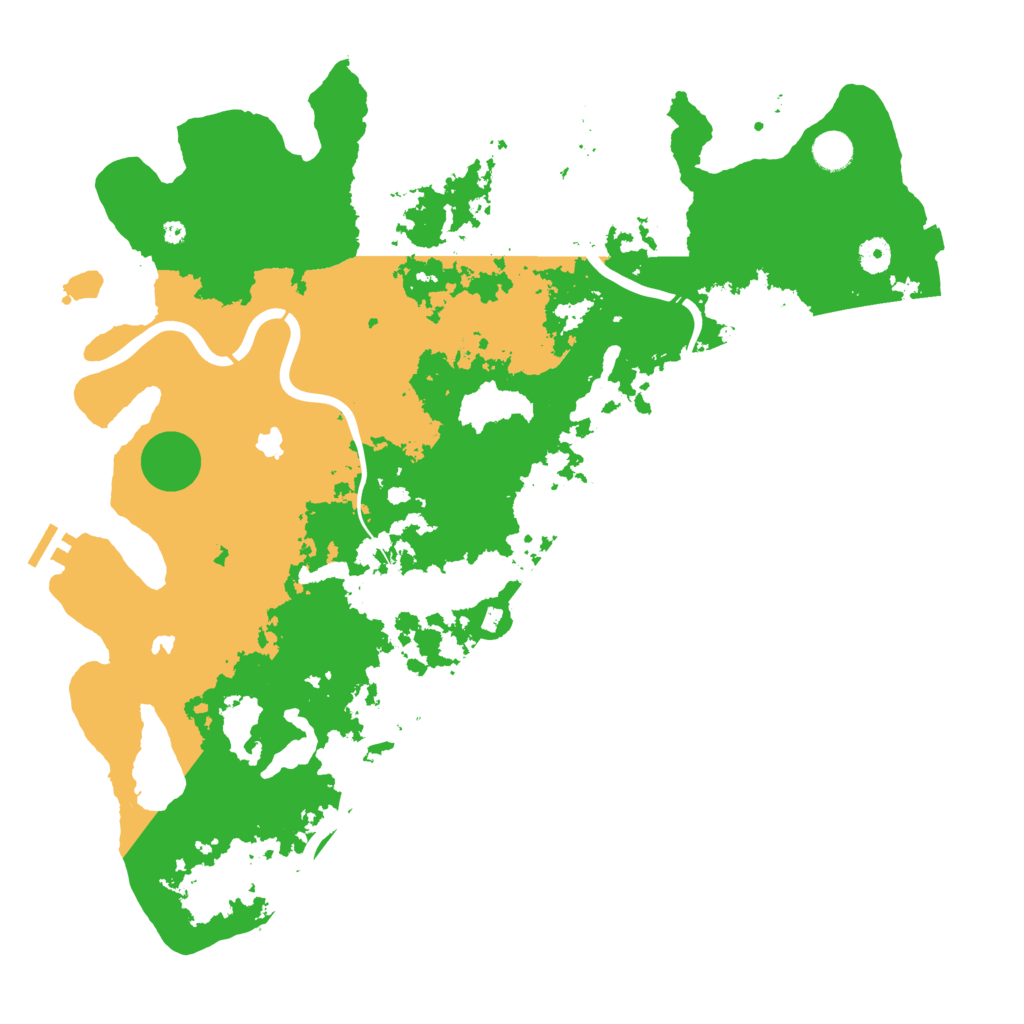 Biome Rust Map: Procedural Map, Size: 4500, Seed: 53512369