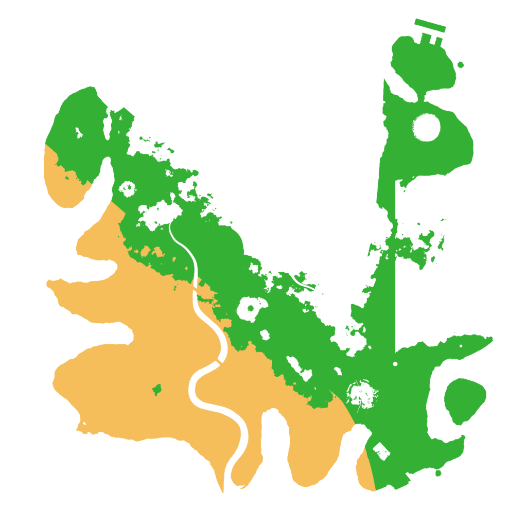 Biome Rust Map: Procedural Map, Size: 3400, Seed: 14481684