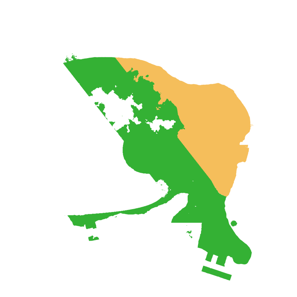 Biome Rust Map: Procedural Map, Size: 2000, Seed: 2038702777