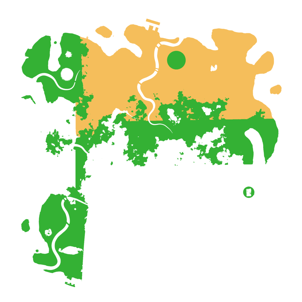 Biome Rust Map: Procedural Map, Size: 4300, Seed: 1139354076