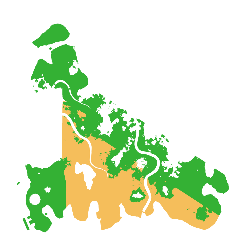 Biome Rust Map: Procedural Map, Size: 4000, Seed: 353411