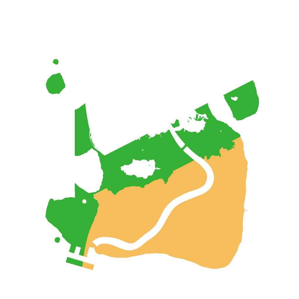 Biome Rust Map: Procedural Map, Size: 2150, Seed: 1586544950