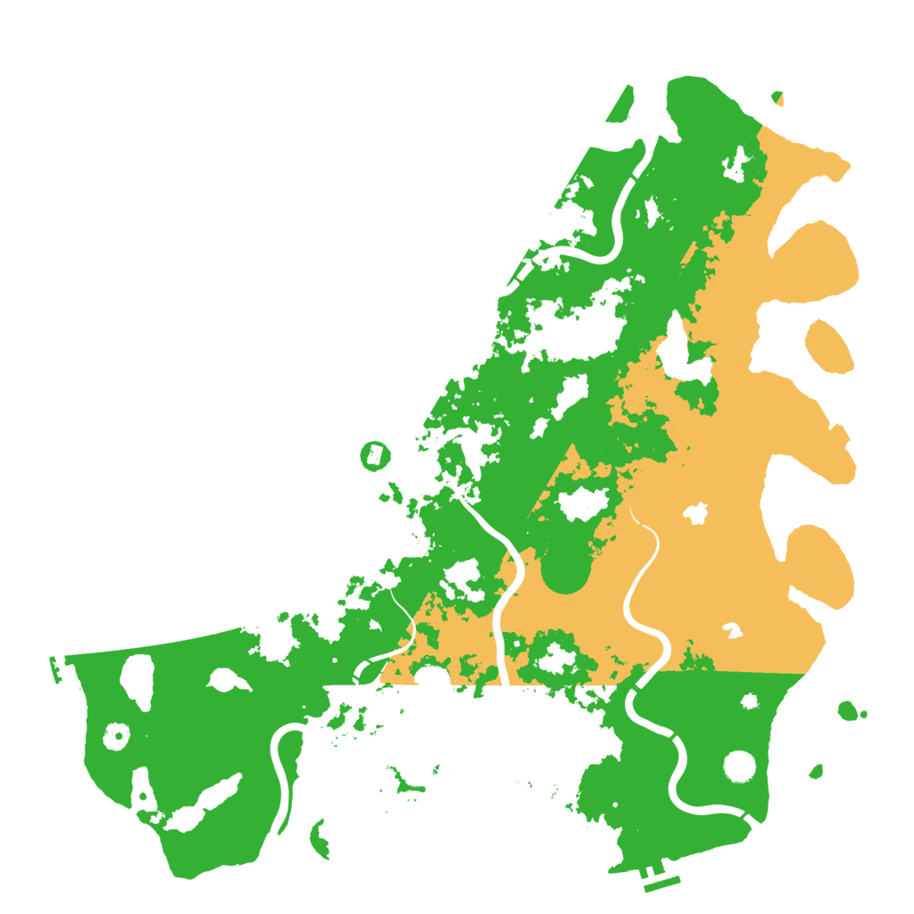 Biome Rust Map: Procedural Map, Size: 5000, Seed: 12522352