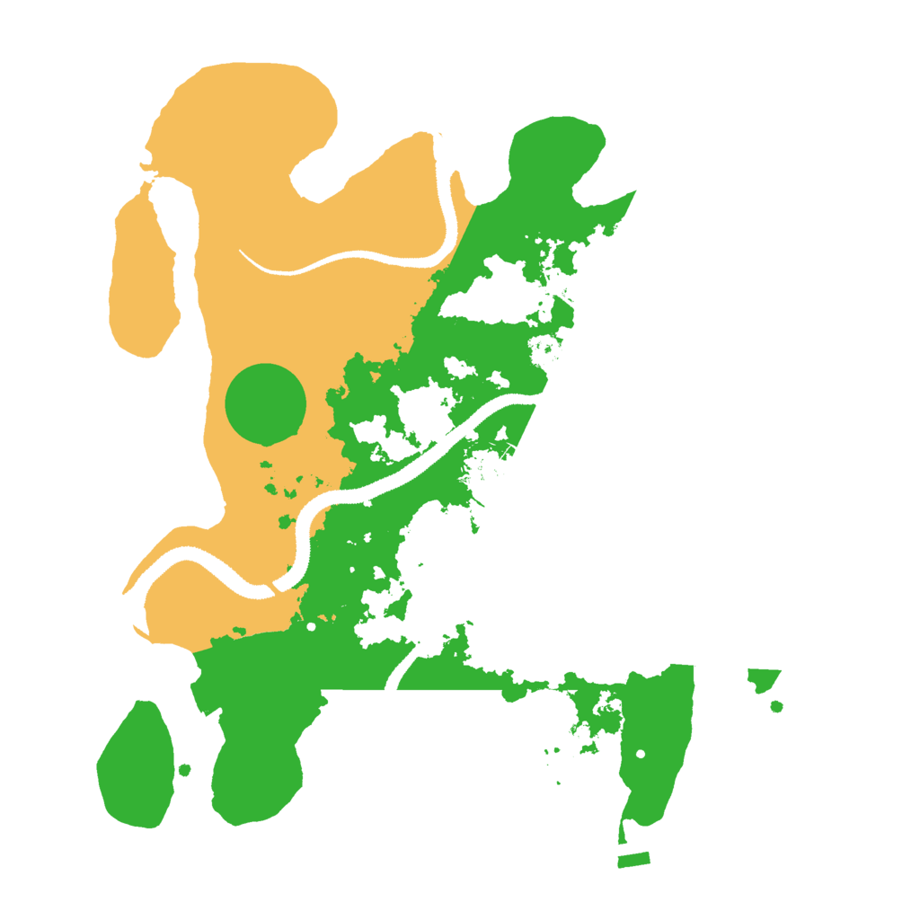 Biome Rust Map: Procedural Map, Size: 3000, Seed: 803207593