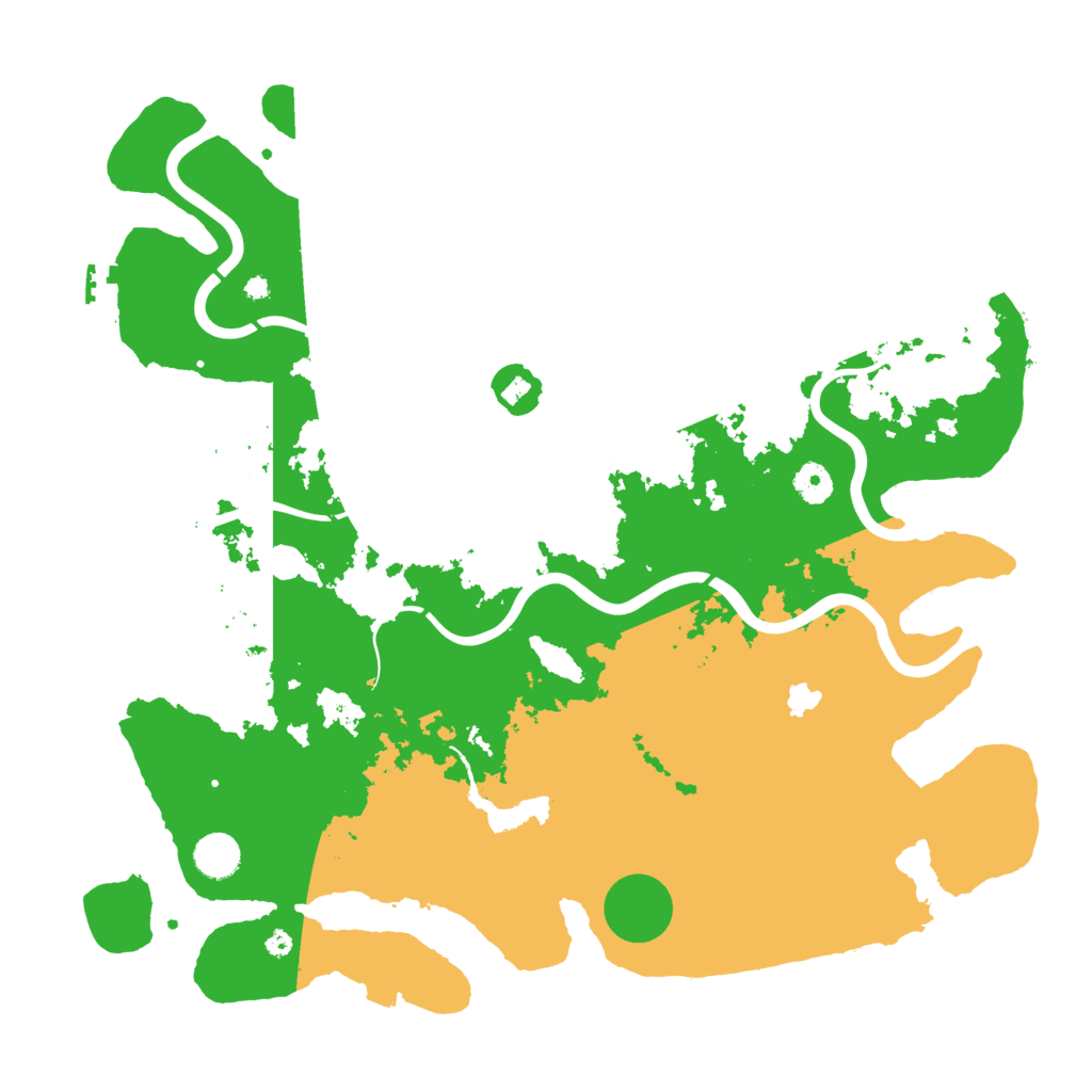 Biome Rust Map: Procedural Map, Size: 4200, Seed: 16092005