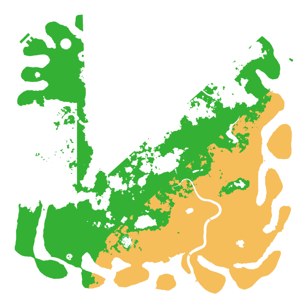 Biome Rust Map: Procedural Map, Size: 5000, Seed: 212187565