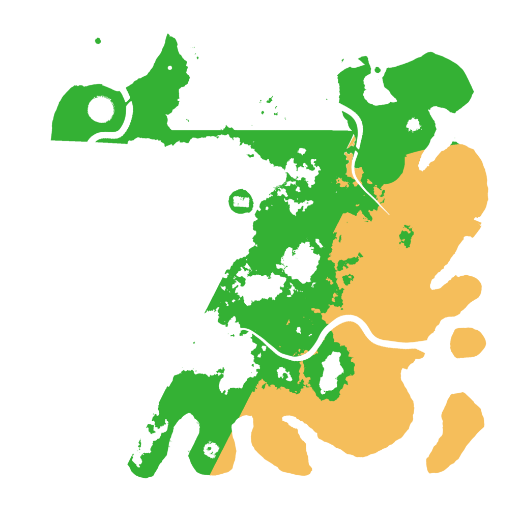 Biome Rust Map: Procedural Map, Size: 3500, Seed: 691817292
