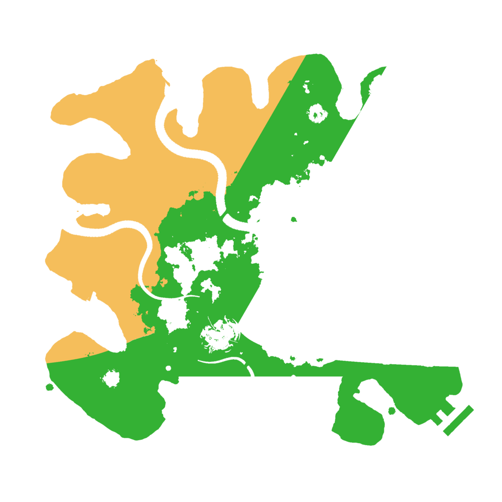 Biome Rust Map: Procedural Map, Size: 2733, Seed: 1561991994