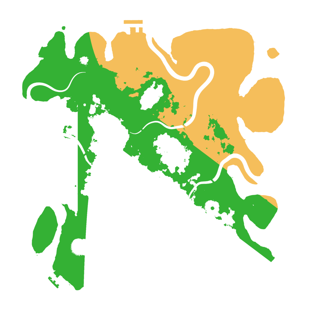 Biome Rust Map: Procedural Map, Size: 3333, Seed: 13062026