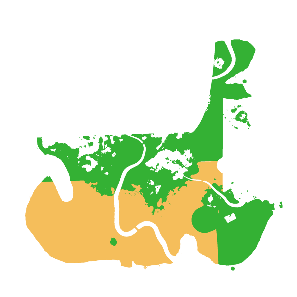 Biome Rust Map: Procedural Map, Size: 3000, Seed: 1038472